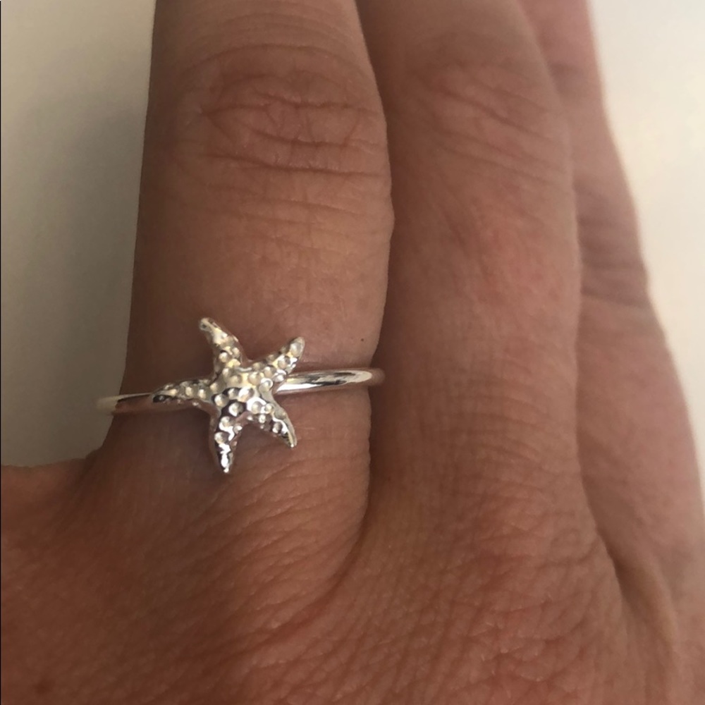 Pura Vida silver star fish ring! Brand new.